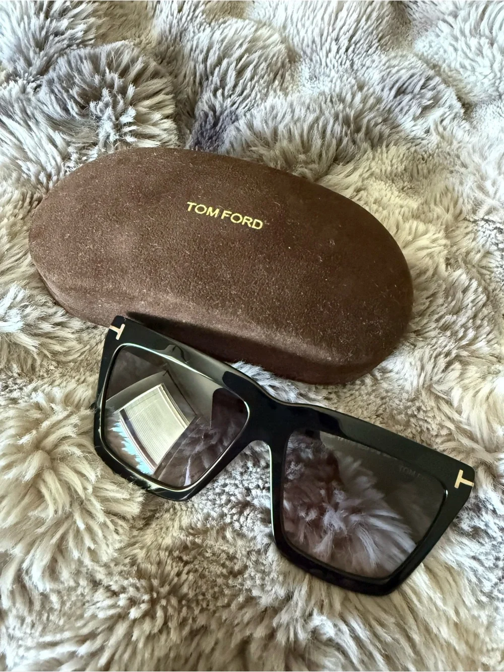 Tom Ford Black Square Sunglasses